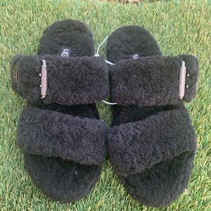 Women’s Yeah Fuzz Shearling Sluppers sz 6